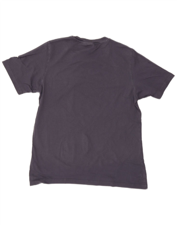 ADIDAS Mens T-Shirt Top Large Navy Blue Cotton