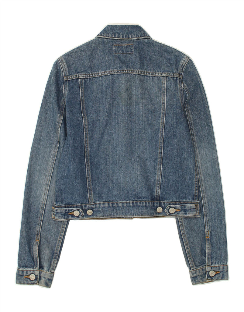 POLO RALPH LAUREN Womens Denim Jacket UK 8 Small Blue Cotton Vintage Polo Ralph Lauren and Second-Hand Polo Ralph Lauren from Messina Hembry 