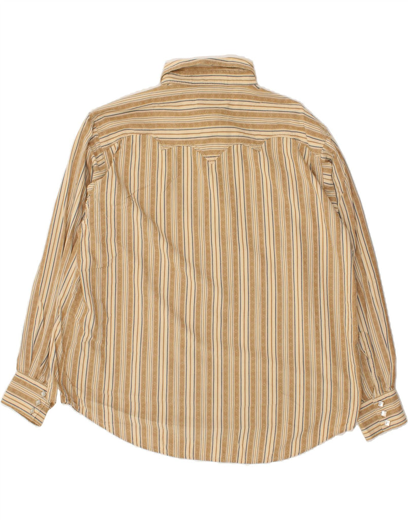 WRANGLER Mens Shirt XL Beige Striped | Vintage Wrangler | Thrift | Second-Hand Wrangler | Used Clothing | Messina Hembry 