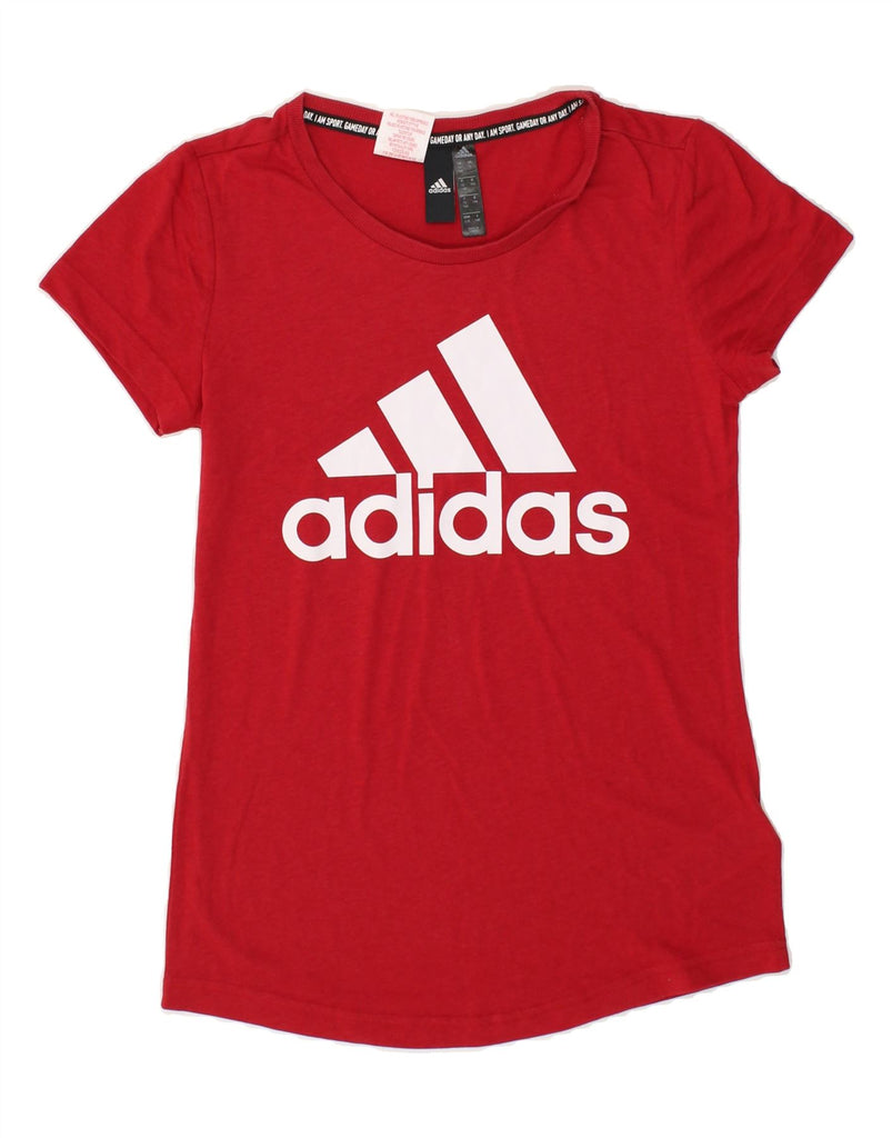 ADIDAS Boys Graphic T-Shirt Top 13-14 Years Red | Vintage Adidas | Thrift | Second-Hand Adidas | Used Clothing | Messina Hembry 