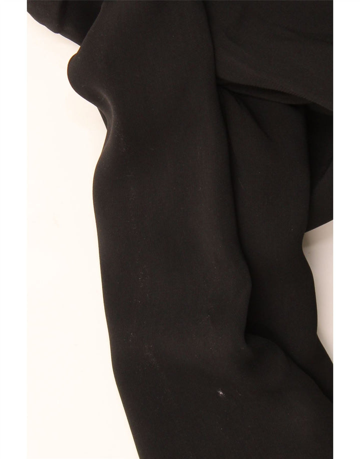Zara Womens Open Blazer Jacket UK 18 XL Black