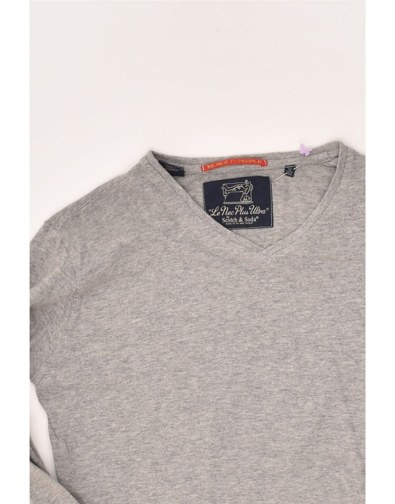 SCOTCH & SODA Girls Top Long Sleeve 11-12 Years Grey Cotton | Vintage Scotch & Soda | Thrift | Second-Hand Scotch & Soda | Used Clothing | Messina Hembry 