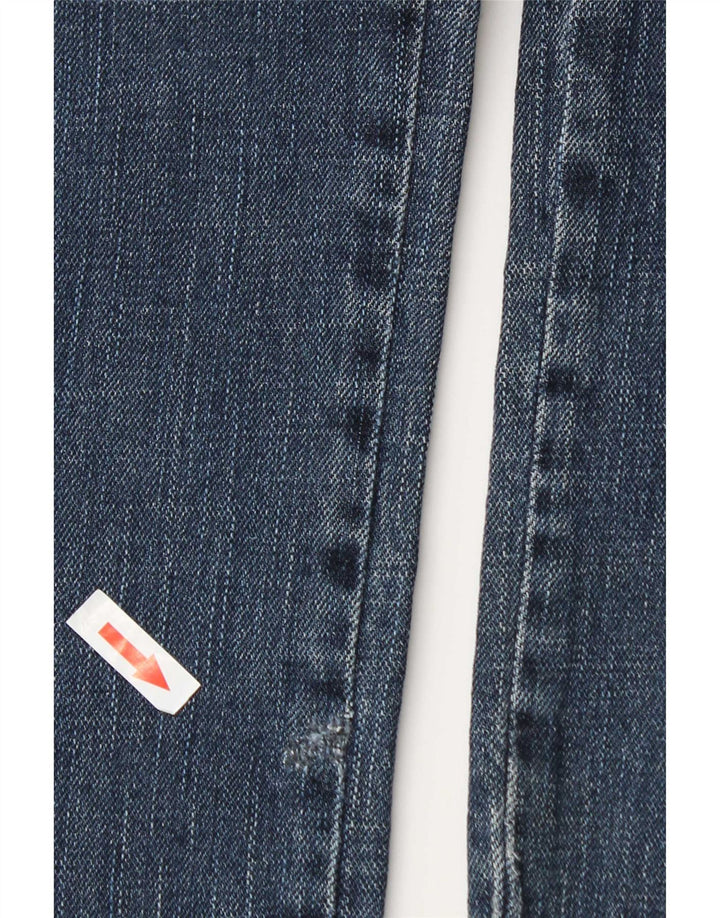 Wrangler Mens Texas Stretch Straight Jeans W34 L34 Blue Cotton