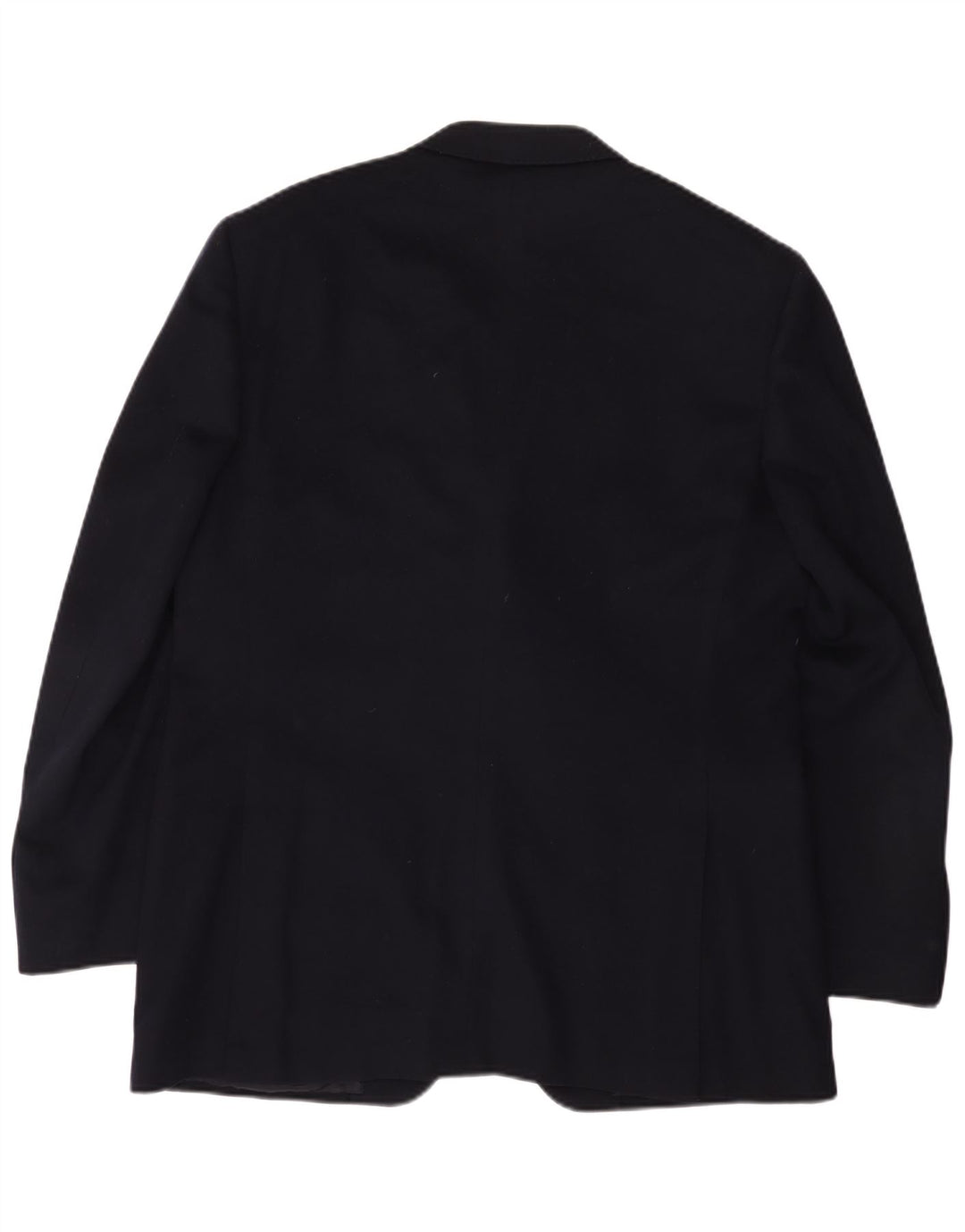 Canali Mens 3 Button Blazer Jacket IT 52 XL Navy Blue Wool