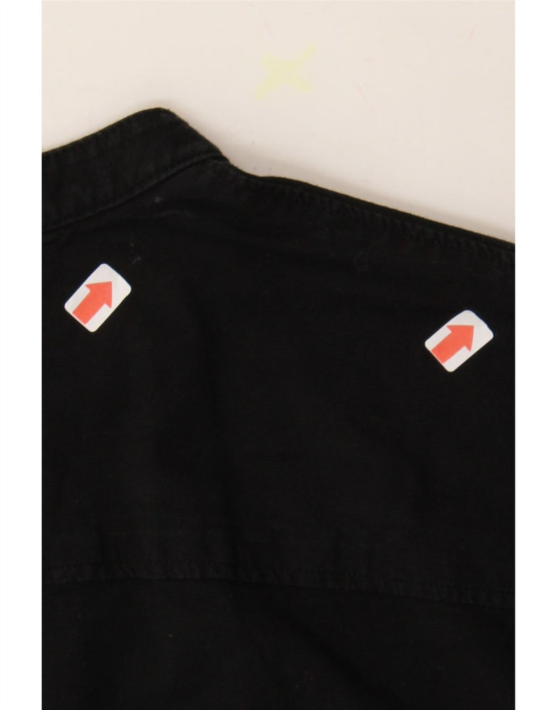 TOMMY HILFIGER Mens Slim Fit Shirt XL Black Cotton Vintage Tommy Hilfiger and Second-Hand Tommy Hilfiger from Messina Hembry 
