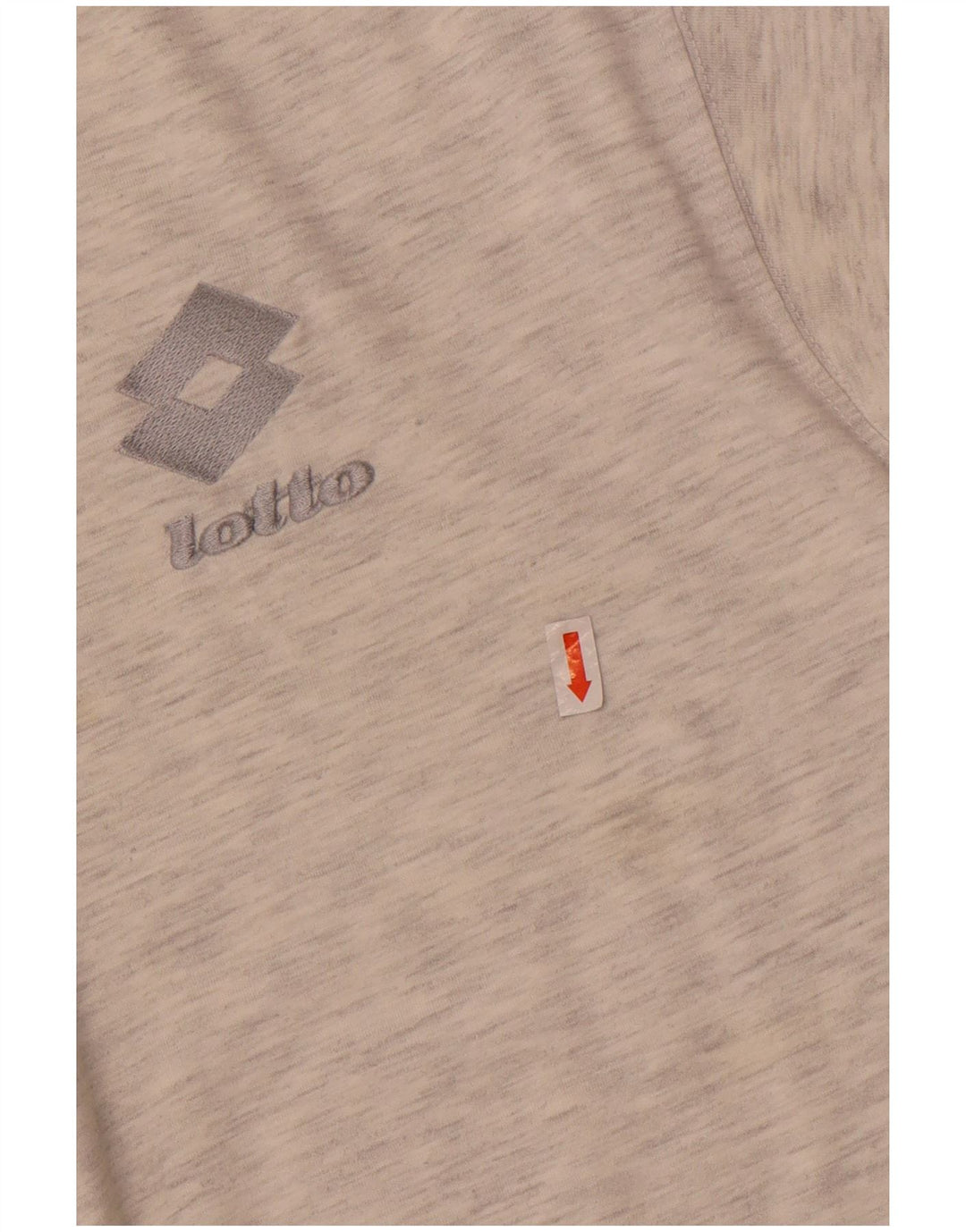 Lotto Mens Graphic T-Shirt Top Medium Grey Flecked