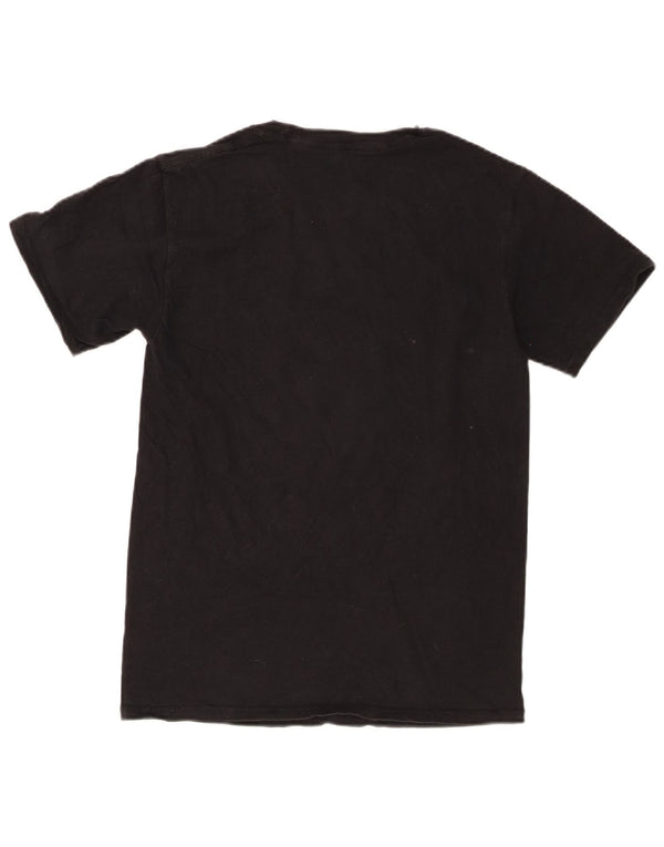 Champion Mens Graphic T-Shirt Top Small Black
