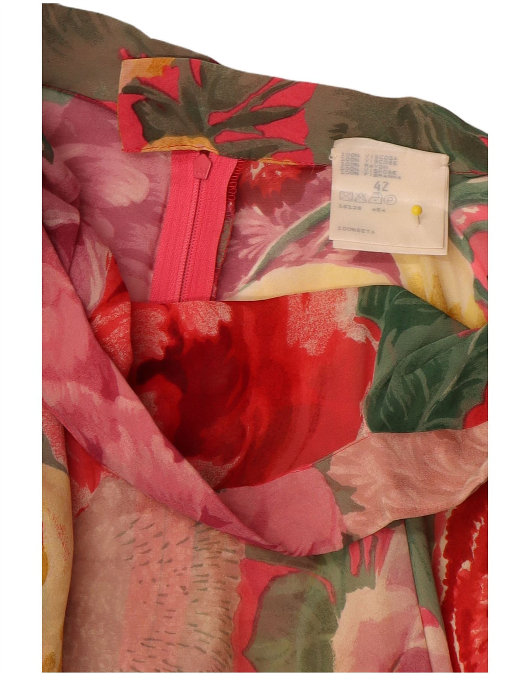 Vintage Womens 2 Piece Skirt Set IT 42 Medium W26 Multicoloured Floral