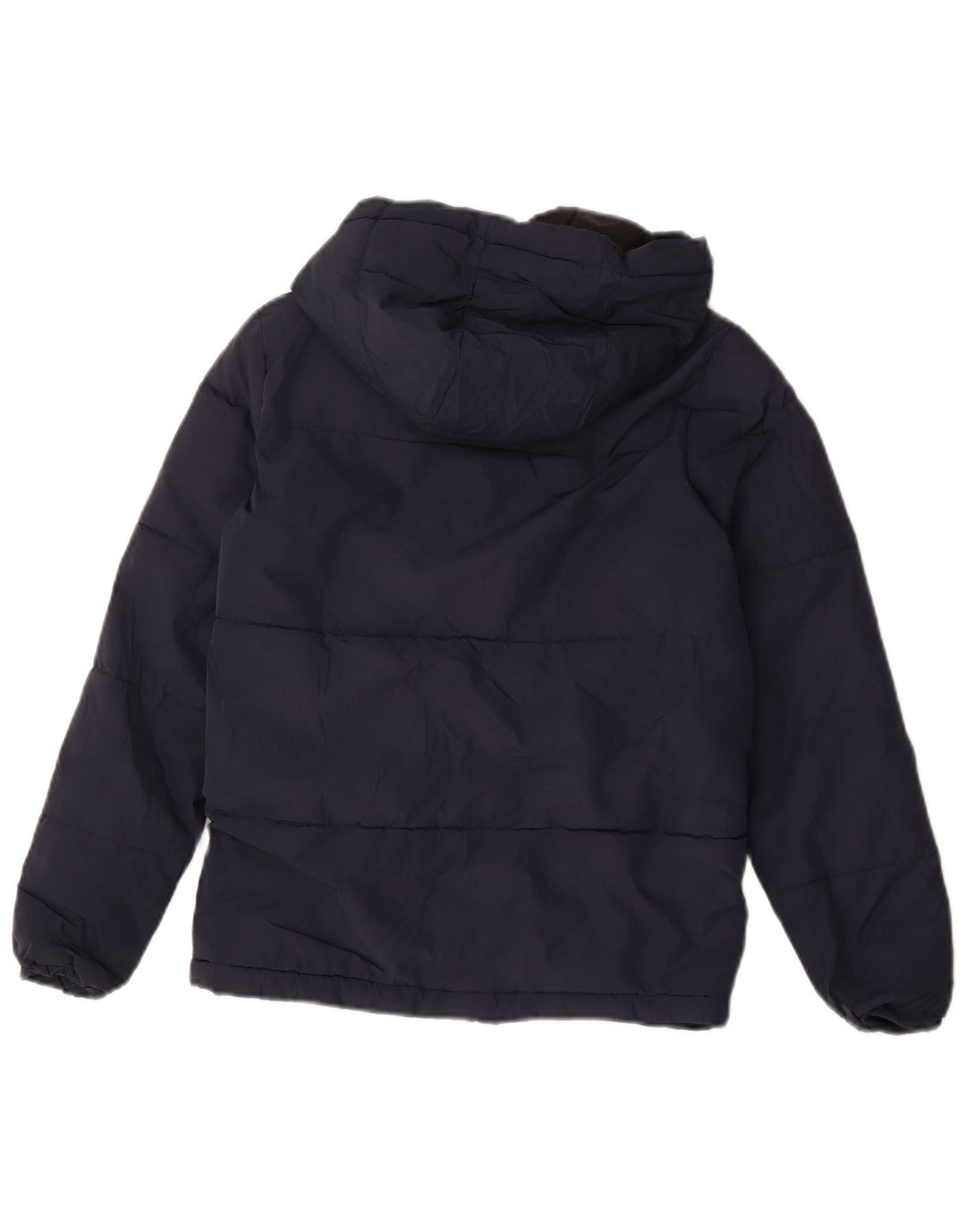 Jack & Jones Boys Graphic Hooded Padded Jacket 11-12 Years Navy Blue