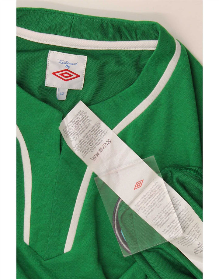 Umbro Mens Graphic T-Shirt Top Size 42 Large Green Polyester