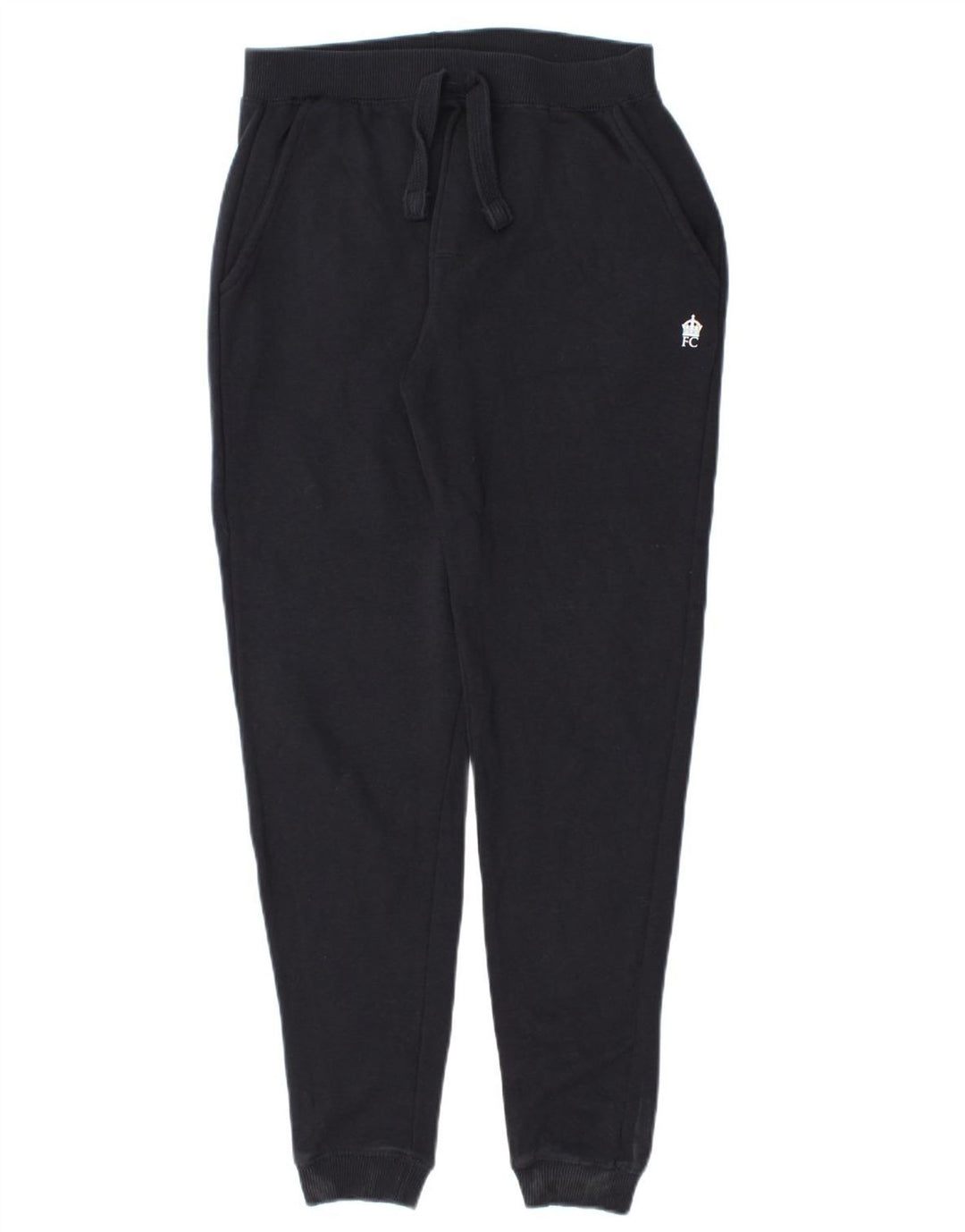 French Connection Boys Tracksuit Trousers Joggers 13-14 Years  Black Cotton