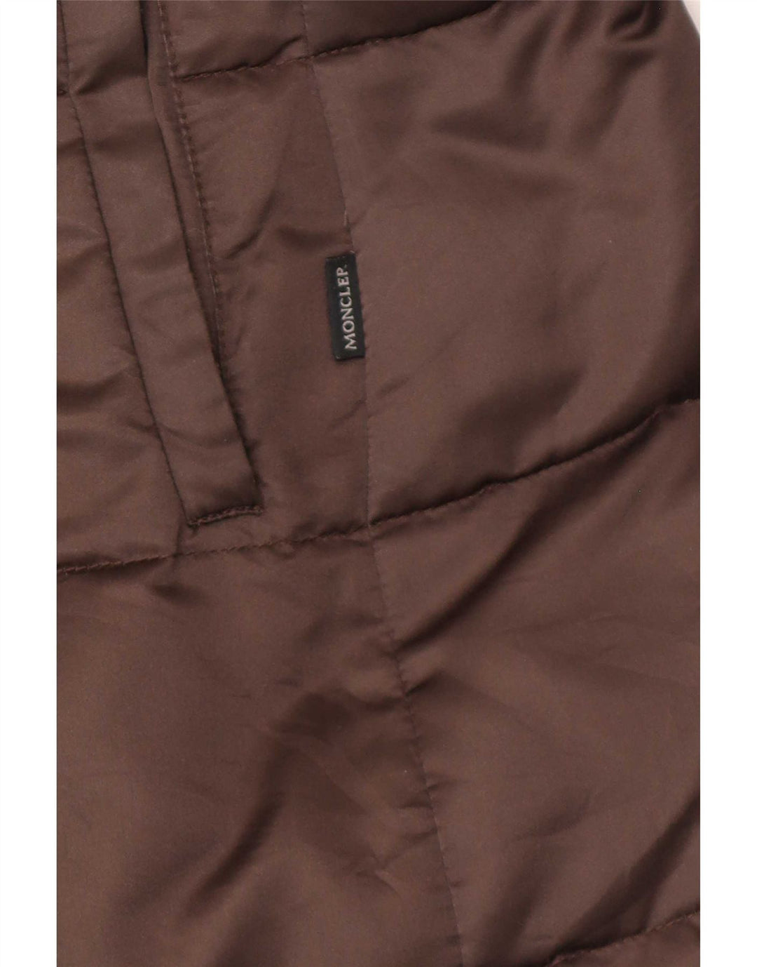 Moncler Womens Padded Coat Size 3 Large Brown