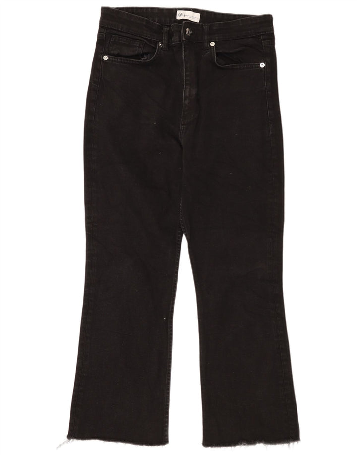 Zara Womens Bootcut Jeans EU 44 XL W34 L25 Black