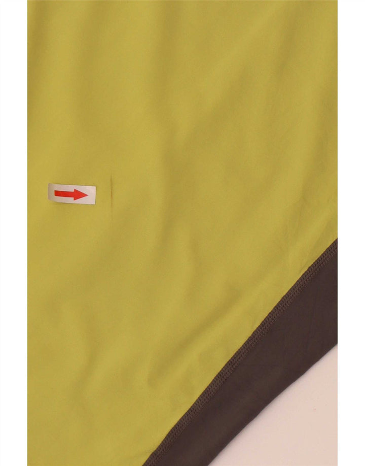 Volcom Mens Top Long Sleeve Medium Yellow Colourblock Nylon