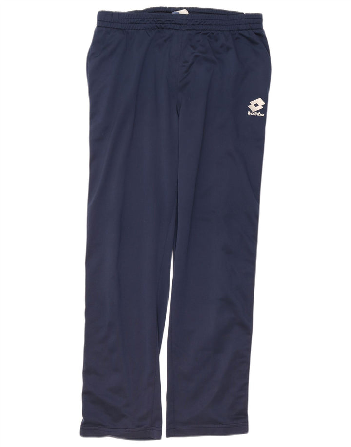 Lotto Mens Graphic Tracksuit Trousers Large  Navy Blue