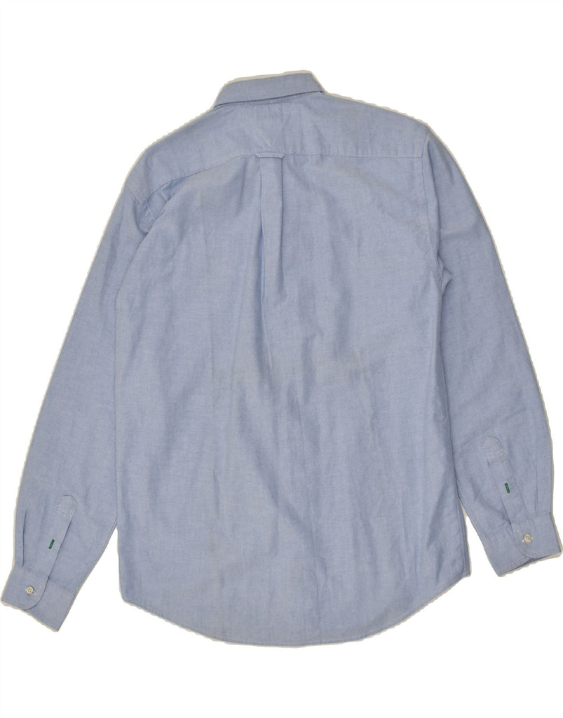 TOMMY HILFIGER Mens Shirt Large Blue Cotton | Vintage Tommy Hilfiger | Thrift | Second-Hand Tommy Hilfiger | Used Clothing | Messina Hembry 