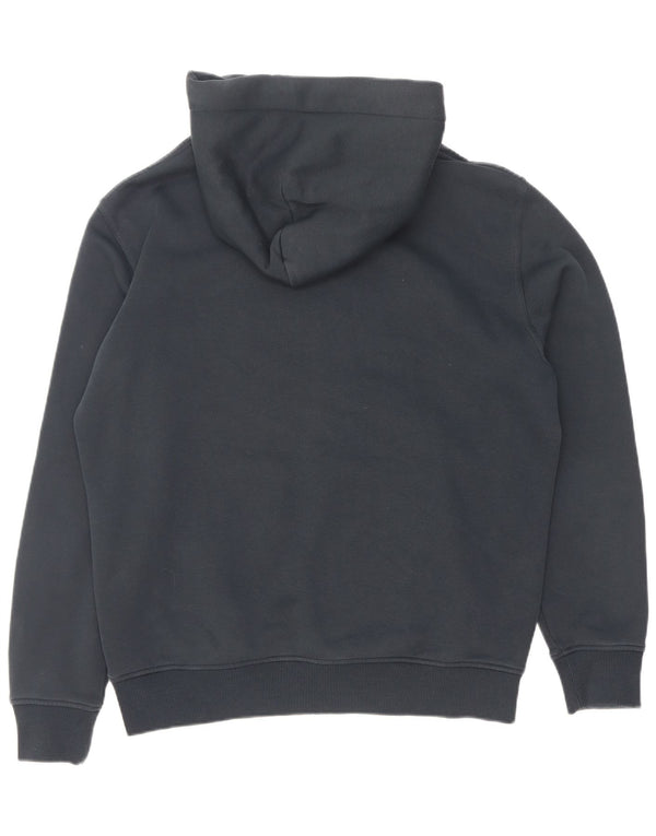 G-Star Mens Graphic Hoodie Jumper Large Navy Blue Cotton