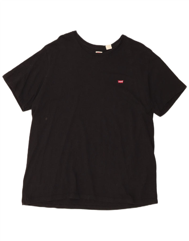 Levi's Womens Regular Fit T-Shirt Top 2XL Black