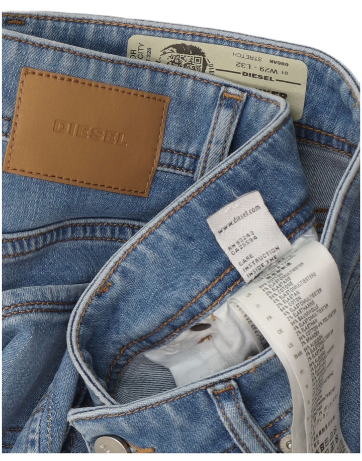 Diesel Womens Skinny Jeans W29 L32 Blue Cotton