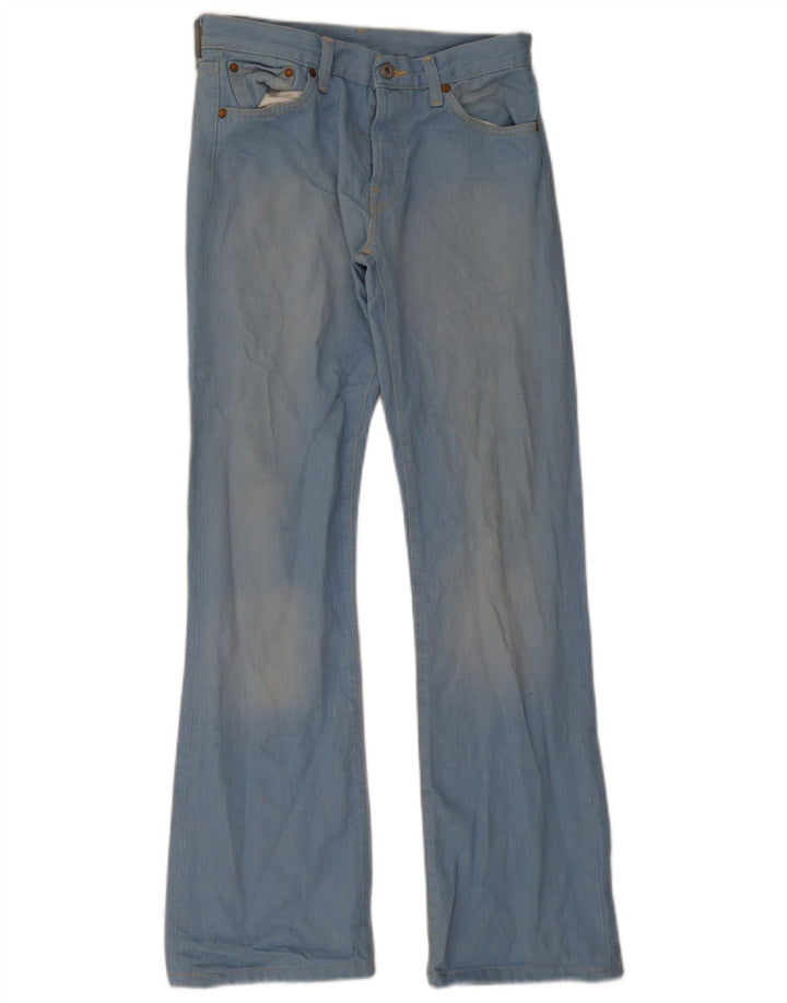 Replay Mens Flared Jeans W30 L34 Blue Cotton