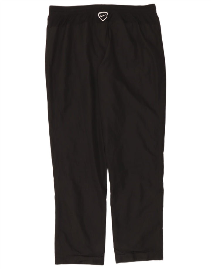Nike Mens Dri Fit Tracksuit Trousers Large  Black Polyester