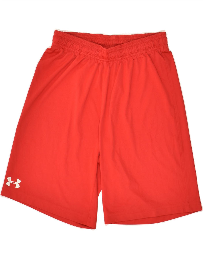 UNDER ARMOUR Boys Graphic Sport Shorts 11-12 Years Large Red | Vintage Under Armour | Thrift | Second-Hand Under Armour | Used Clothing | Messina Hembry 