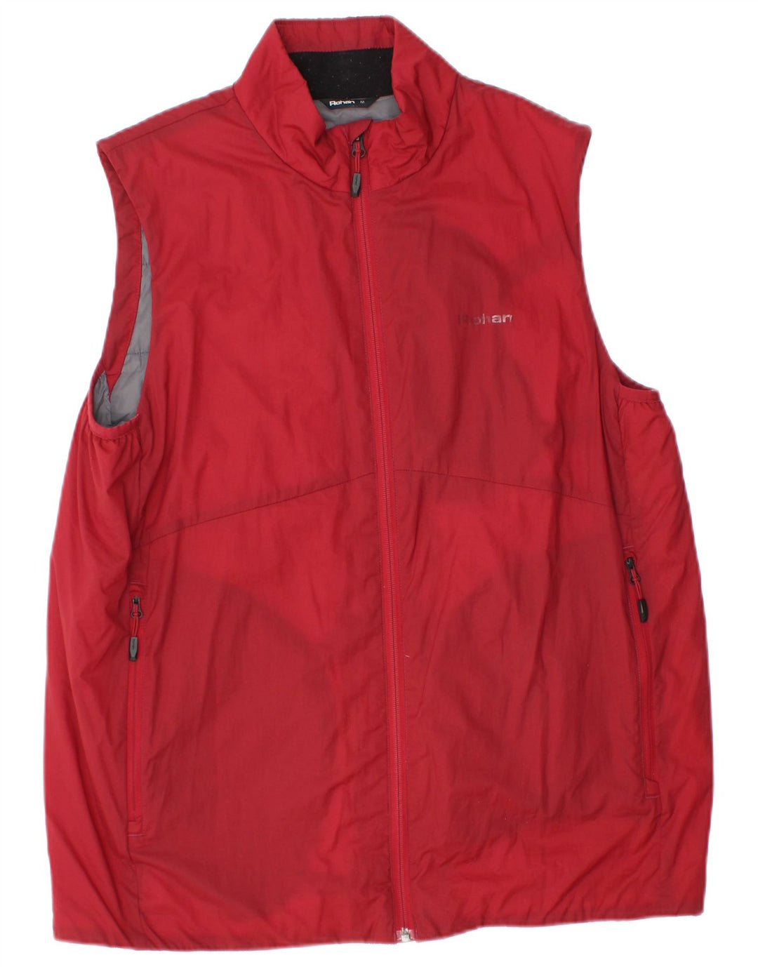 ROHAN Mens Gilet UK 38 Medium Red Polyamide