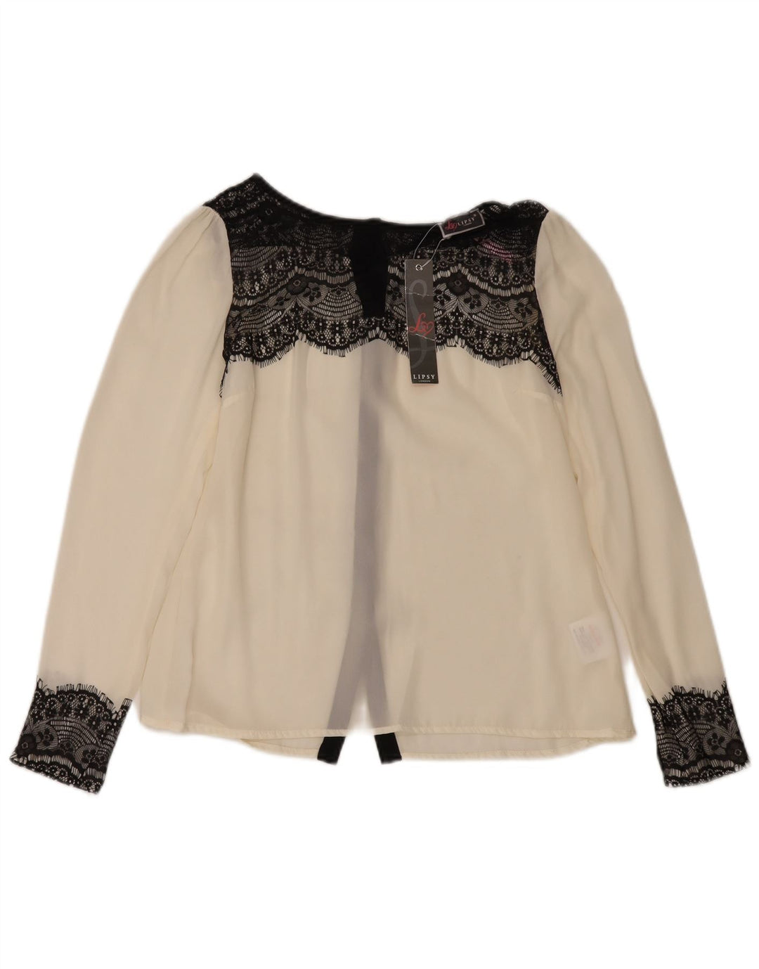 Lipsy Womens Shirt Blouse UK 12 Medium White Floral Polyester