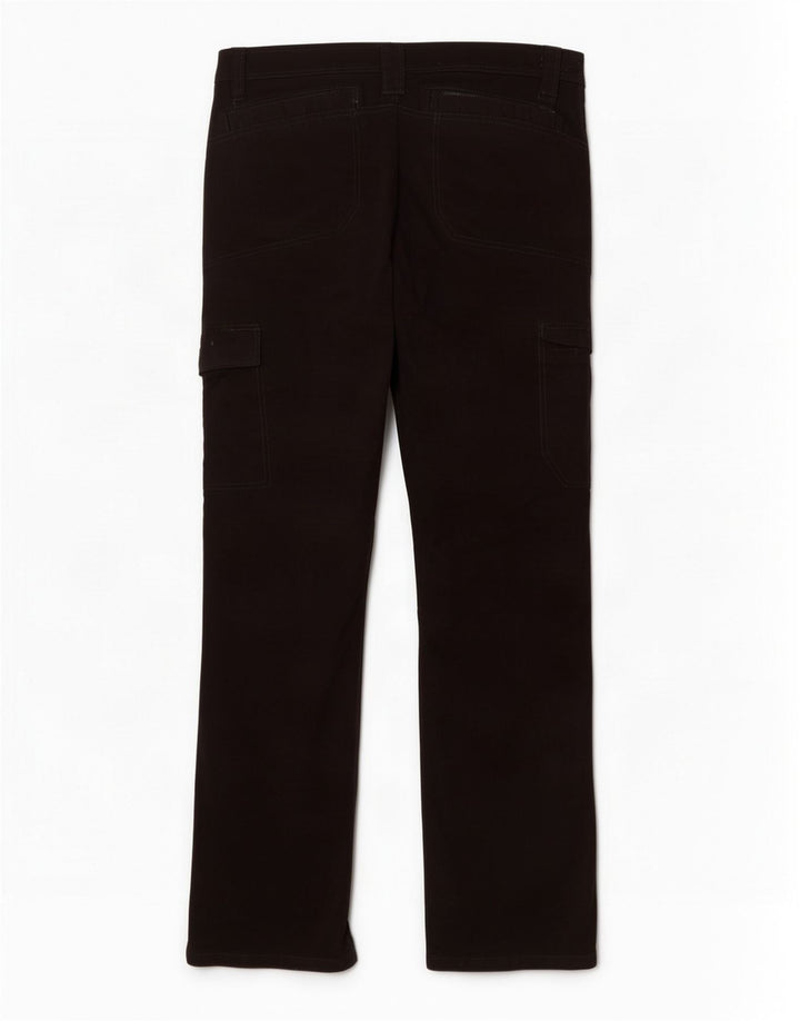 Wrangler Mens Straight Cargo Trousers W36 L31 Black