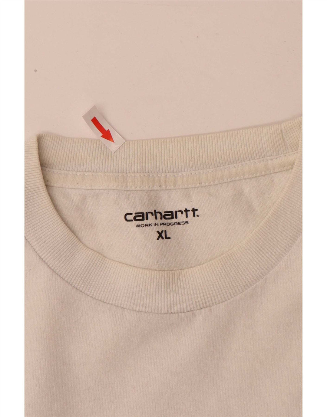 Carhartt Mens Graphic T-Shirt Top XL White Cotton