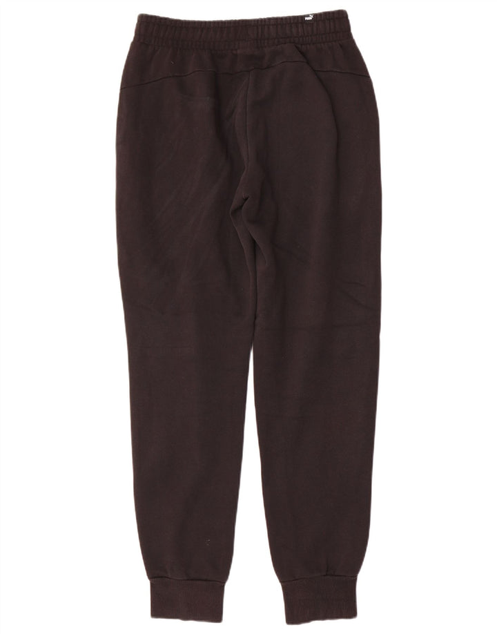 Puma Mens Graphic Tracksuit Trousers Joggers Small Black Cotton