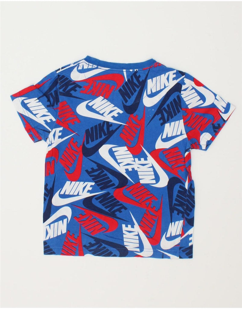 NIKE Boys Graphic T-Shirt Top 6-7 Years Blue Vintage Nike and Second-Hand Nike from Messina Hembry 