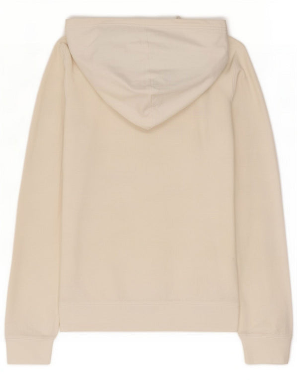 Woolrich Womens Hoodie Jumper UK 10 Small White Cotton