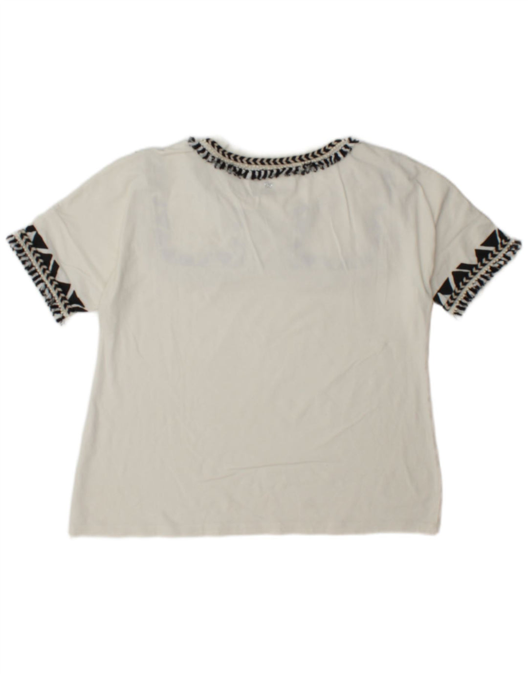 Max Mara Womens T-Shirt Top UK 12 Medium White