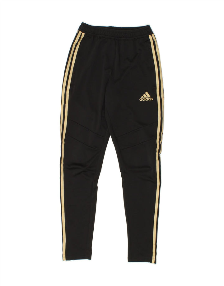 ADIDAS Womens Climacool Tracksuit Trousers UK 6 XS Black Polyester Vintage Adidas and Second-Hand Adidas from Messina Hembry 