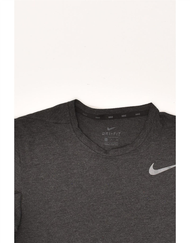 NIKE Mens Dri Fit T-Shirt Top Small Grey Vintage Nike and Second-Hand Nike from Messina Hembry 