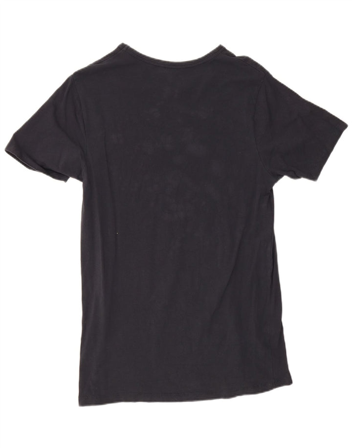 Jack & Jones Mens T-Shirt Top Large Navy Blue Cotton