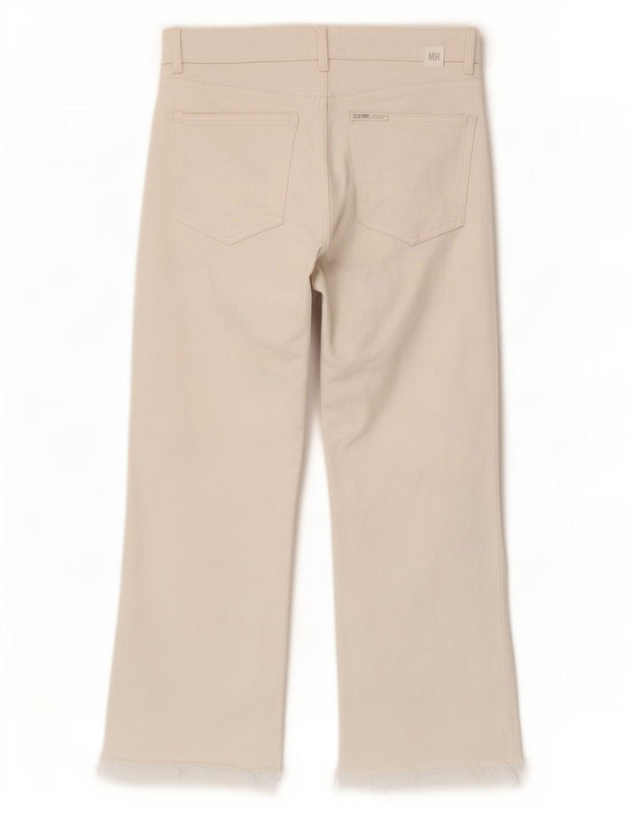 Zara Womens Cropped Jeans EU 40 Medium W30 L23 White