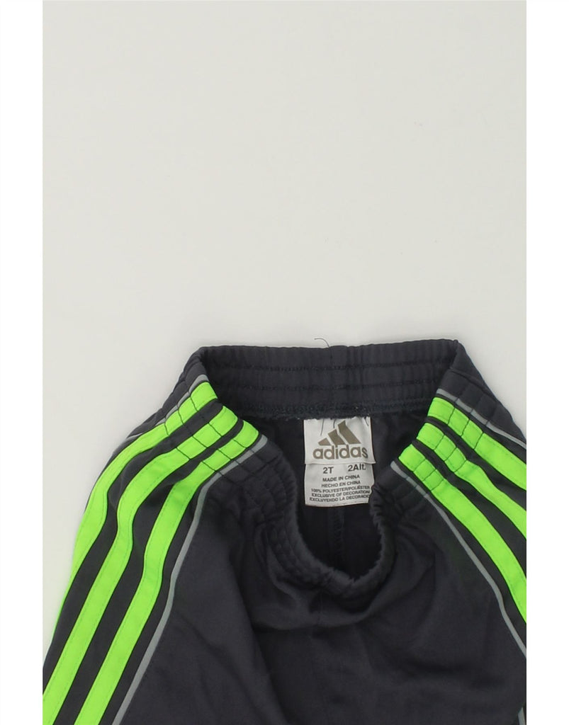 ADIDAS Baby Boys Sport Shorts 18-24 Months Grey Polyester | Vintage Adidas | Thrift | Second-Hand Adidas | Used Clothing | Messina Hembry 