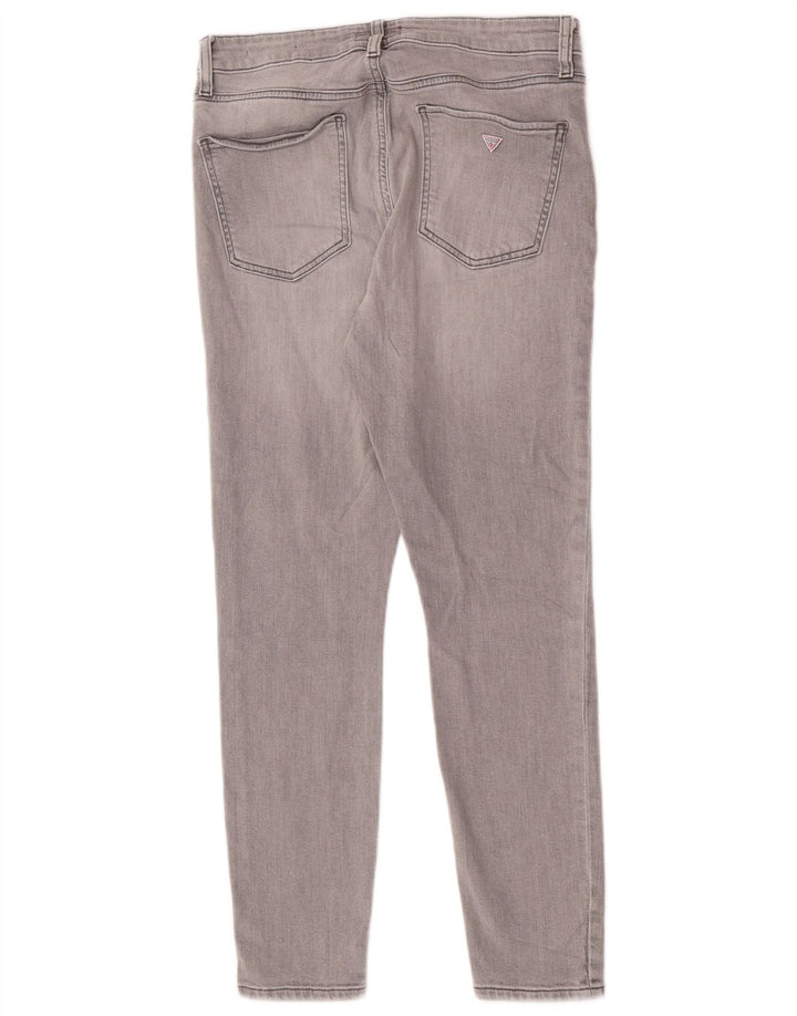 Guess Womens Skinny Jeans W31 L29 Grey Cotton