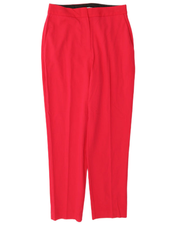 Marks & Spencer Womens Tapered Chino Trousers UK 8 Small W27 L27 Pink