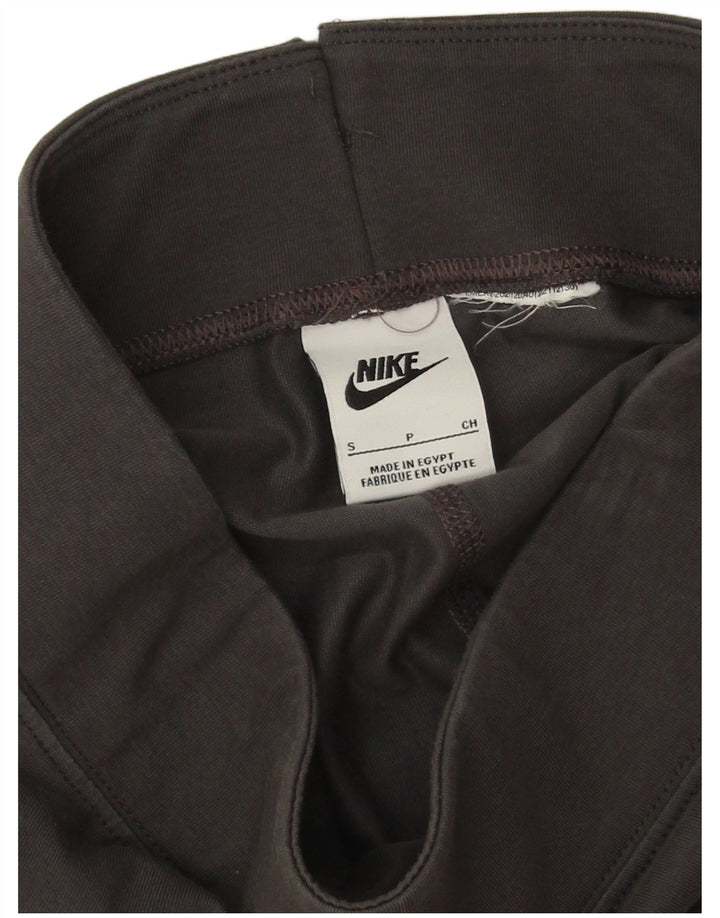 Nike Womens Graphic Leggings UK 8 Small Grey
