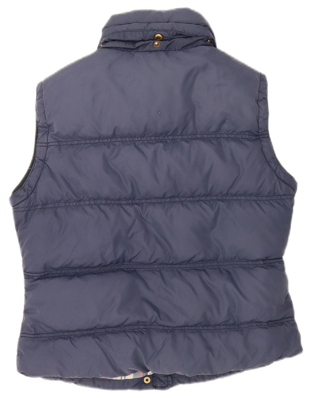 Jack Wills Womens Padded Gilet UK 12 Medium Navy Blue