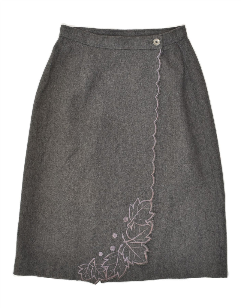 VINTAGE Womens Straight Skirt W26 Small Grey | Vintage Vintage | Thrift | Second-Hand Vintage | Used Clothing | Messina Hembry 