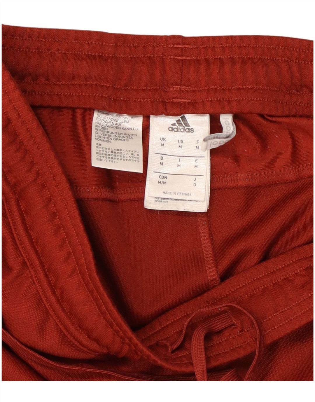 ADIDAS Mens Climacool Tracksuit Trousers Medium  Maroon Polyester