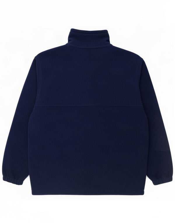 Bailo Mens Fleece Jacket IT 52 XL Navy Blue Polyester