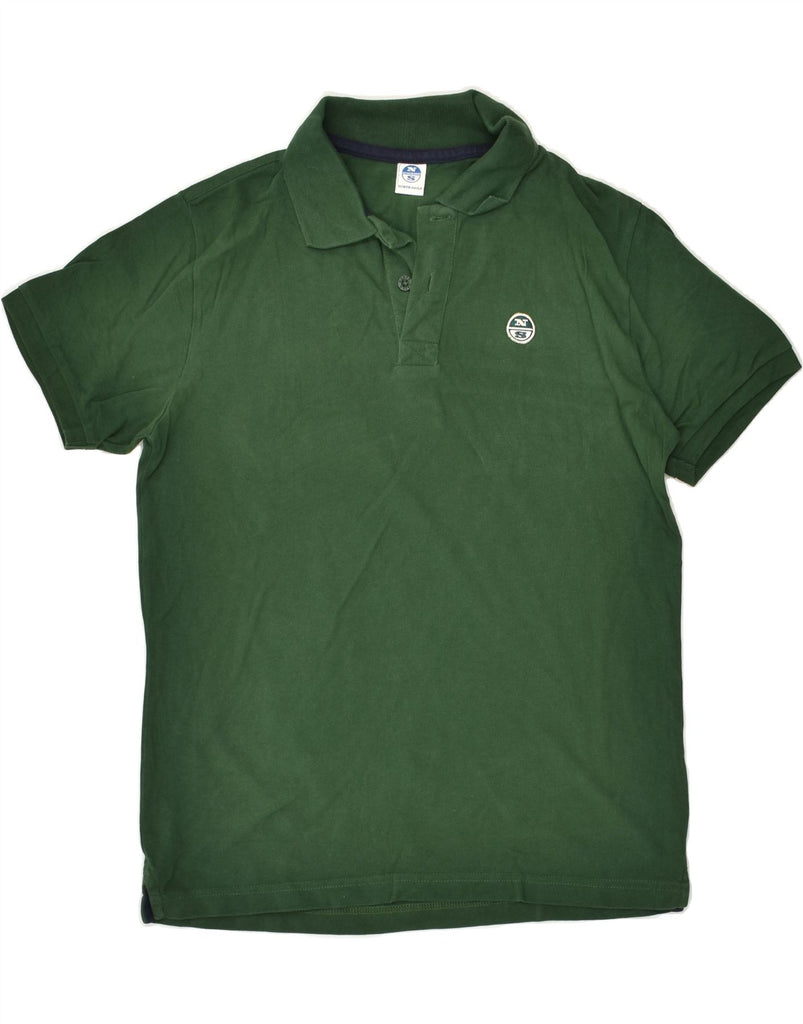 NORTH SAILS Mens Polo Shirt Small Green Cotton | Vintage North Sails | Thrift | Second-Hand North Sails | Used Clothing | Messina Hembry 