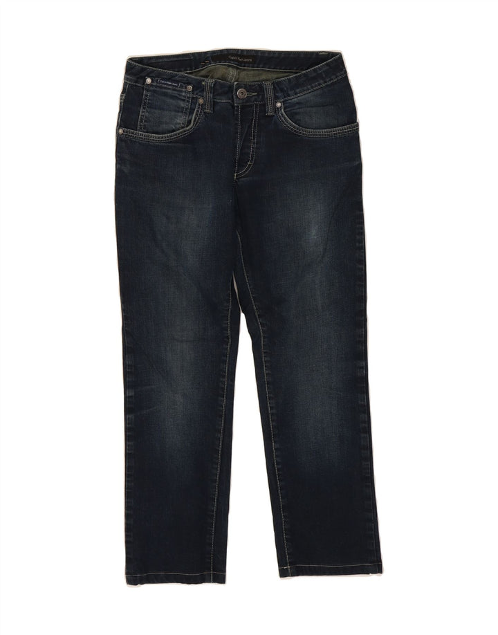 CALVIN KLEIN Womens Straight Jeans W30 L25 Blue Cotton Vintage Calvin Klein and Second-Hand Calvin Klein from Messina Hembry 