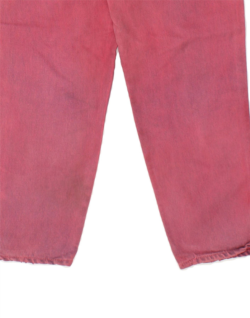 CLOSED Womens High Waist Tapered Jeans W26 L26 Red Cotton | Vintage Closed | Thrift | Second-Hand Closed | Used Clothing | Messina Hembry 