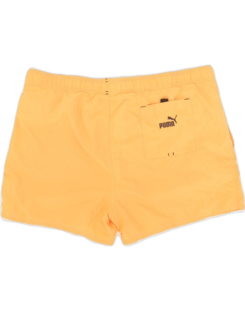 PUMA Mens Graphic Swimming Shorts XL Orange Polyester | Vintage Puma | Thrift | Second-Hand Puma | Used Clothing | Messina Hembry 